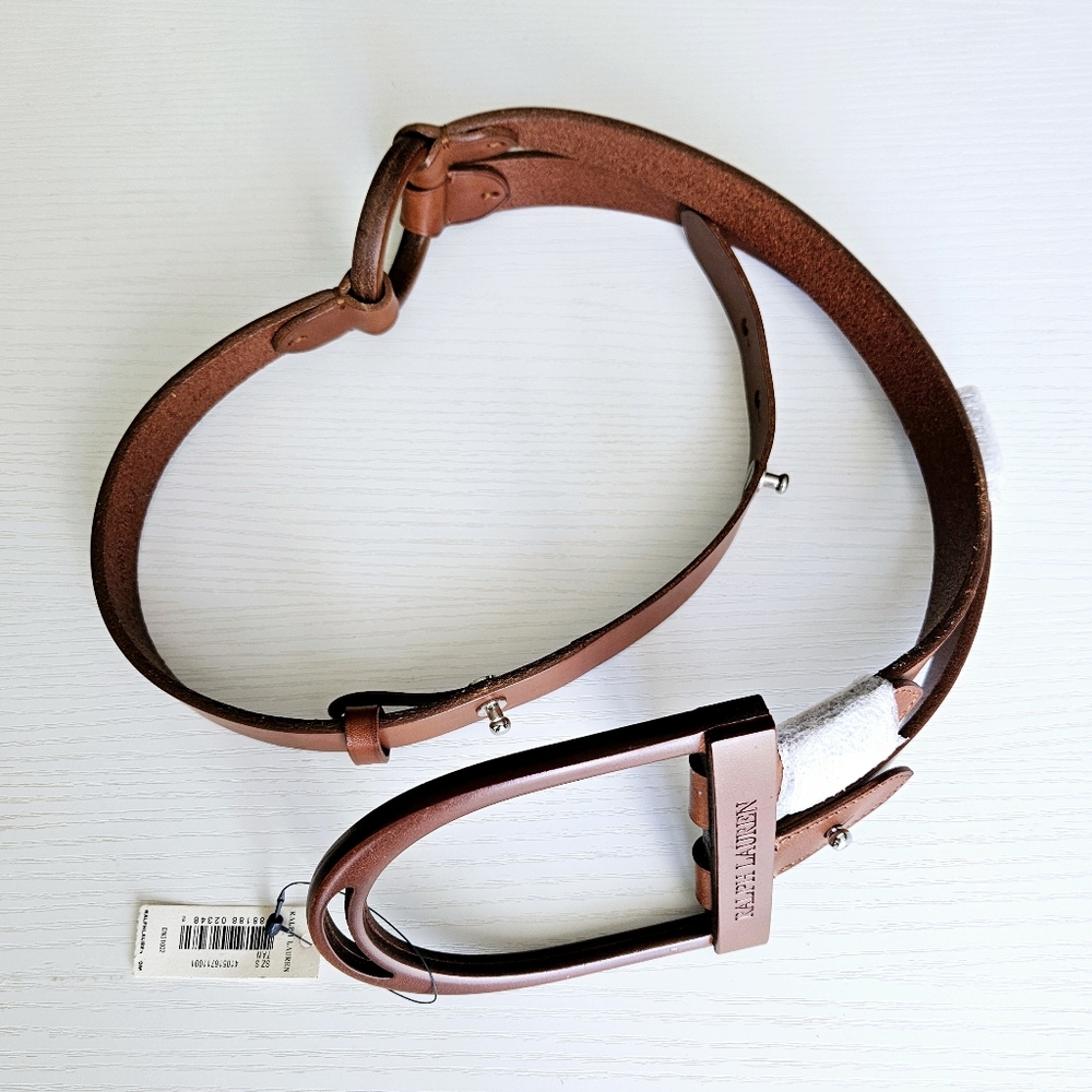 RL COLLECTION Wood Saddle Belt - Picture 2 of 13